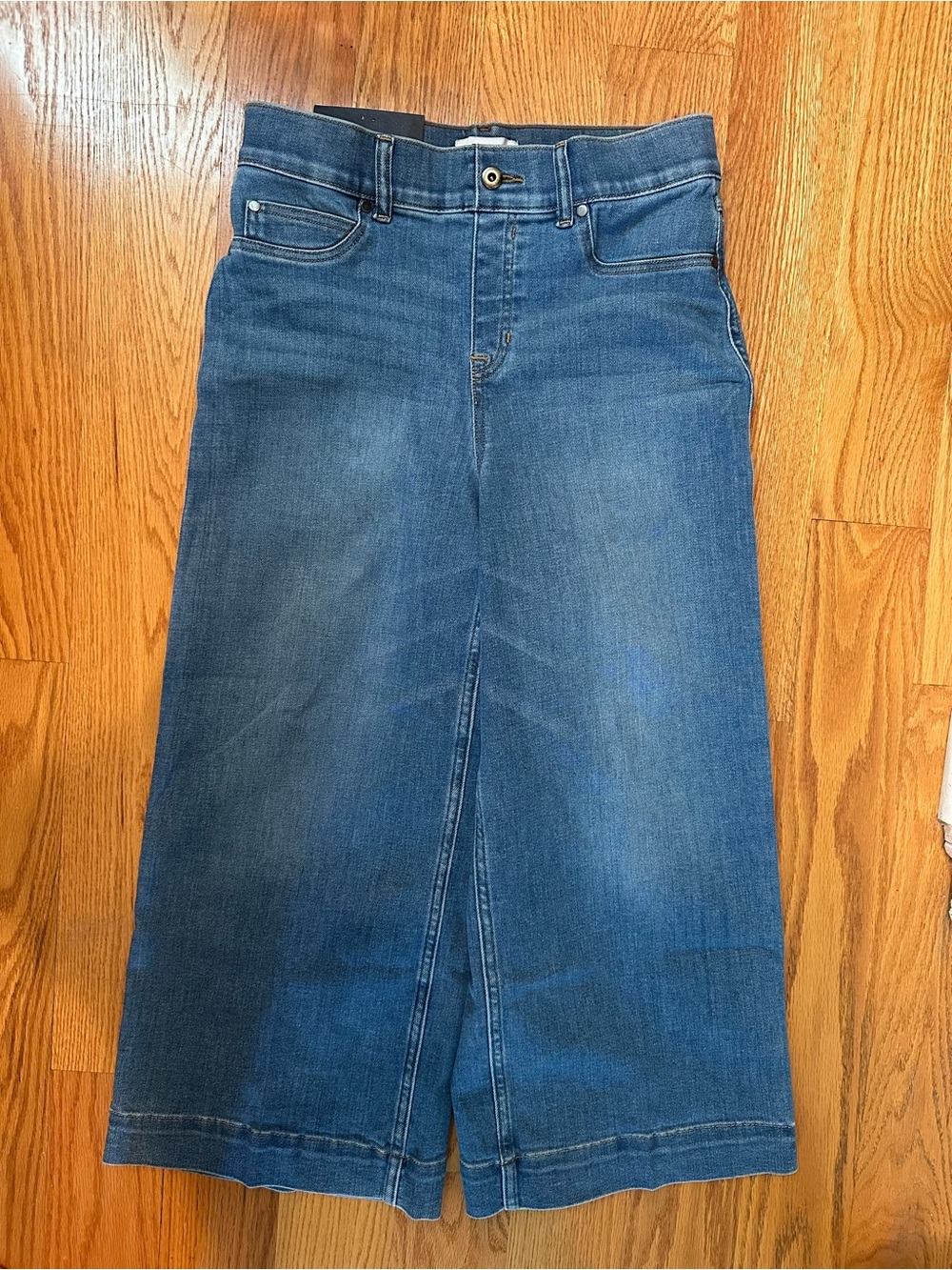 Spanx cropped wide leg jeans, NWT